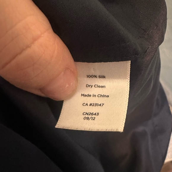 Talbots Midnight Blue Button Down Shirt - Picture 3 of 14